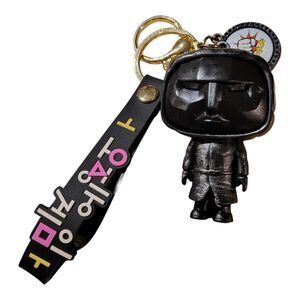 3D Character Squid Game Keychain Front Man Chain Pendent Key 2.5"